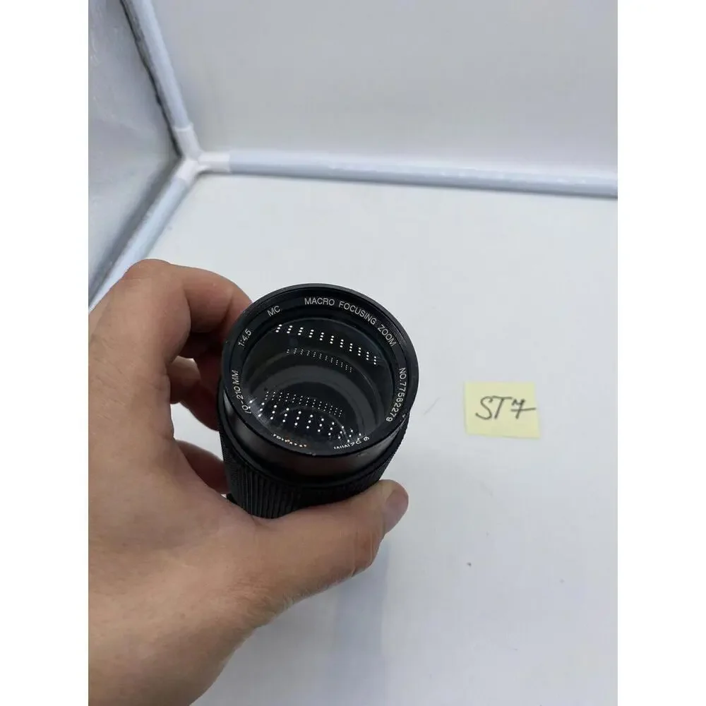 Used Vivitar 70-210mm 52mm 1:4.5 Macro Focusing Lens 77562279